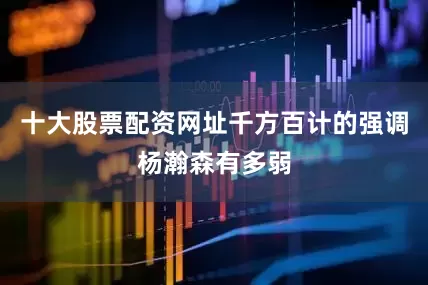 十大股票配资网址千方百计的强调杨瀚森有多弱